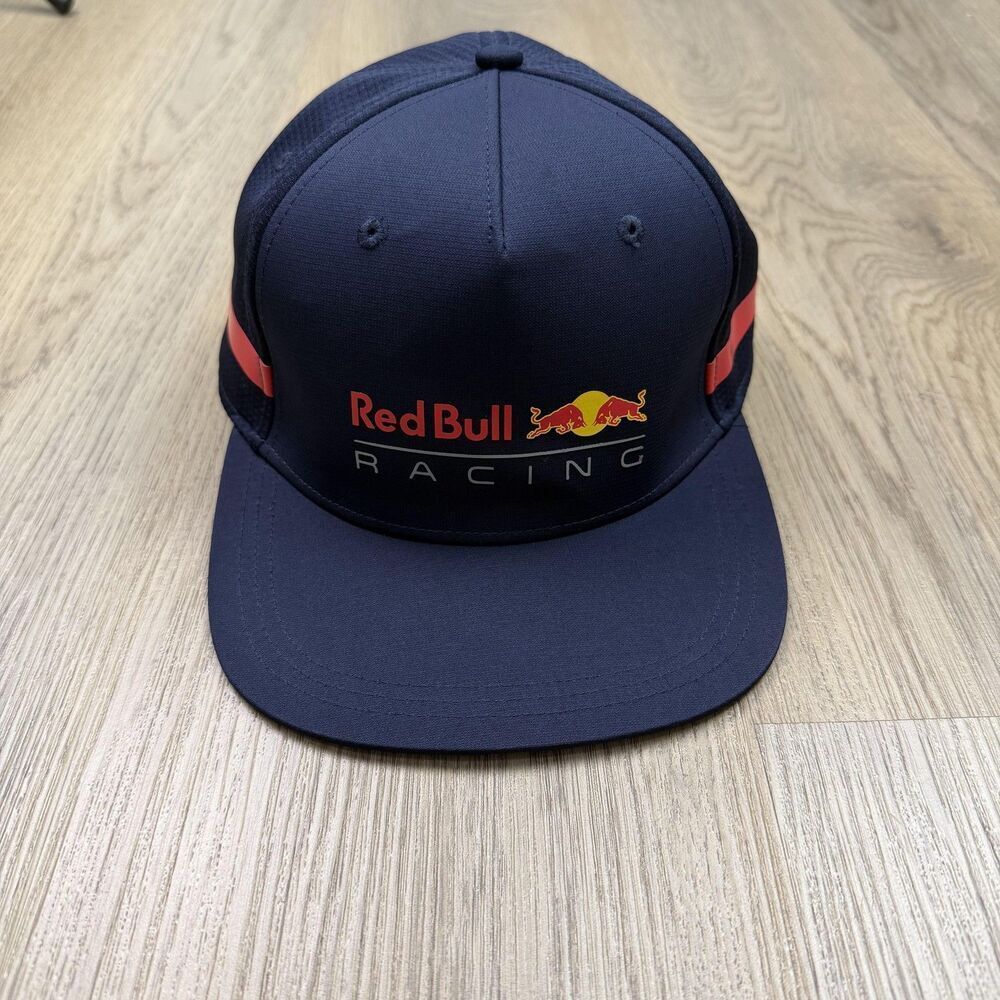 Red Bull Racing Hat Cap Snap Back Mens One Size Blue Formula 1 F1 Racing